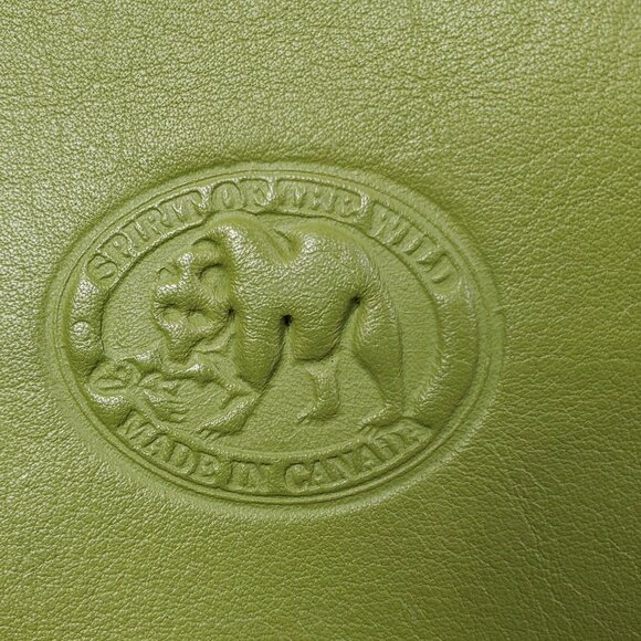Alaskan Embossed Green Leather Crossbody bag - Picture 3 of 8